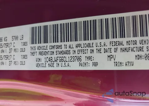 2012 Jeep Wrangler Unlimited Rubicon из США, поврежденный, VIN 1C4BJWFG6CL123706